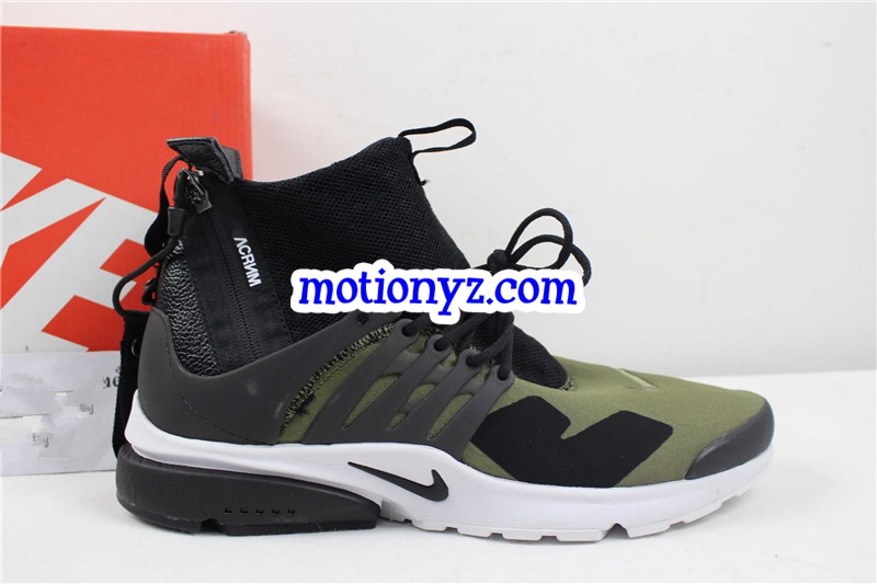 Nike Air Presto Black Mid Olive Green